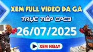 Xem lại video đá gà CPC3 ngày 26_07_2025 tại Daga88