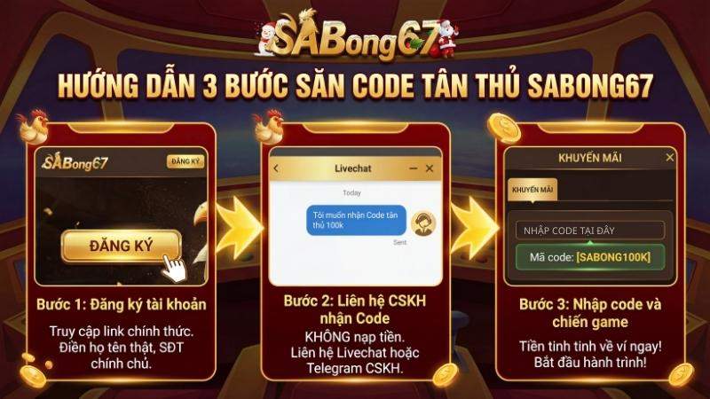 Chỉ cần 3 bước đơn giản để nhận code đá gà miễn phí